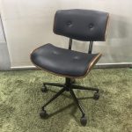 埼玉県/川越市/出張買取/大川家具/TOHMA/東馬/グラム ワークチェア BK /オフィスチェア/ブラック/ブラウン/モダン/レトロの買取事例