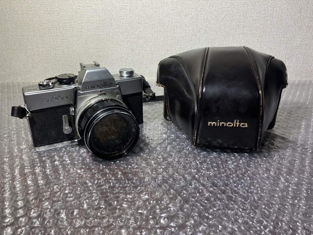 千葉県市川市で出張買取したミノルタの一眼レフカメラの買取事例写真