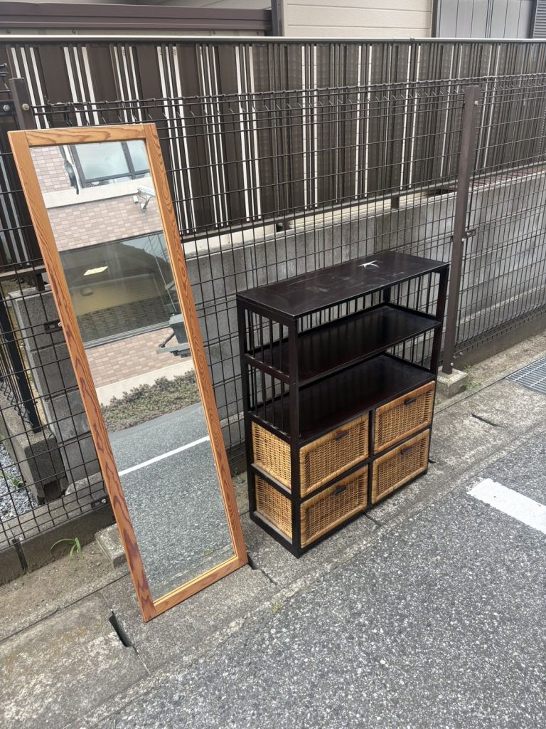 千葉県印西市での不用品回収の作業前の様子