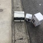 千葉県佐倉市での不用品回収の作業写真（ケトル、加湿器、トースター）