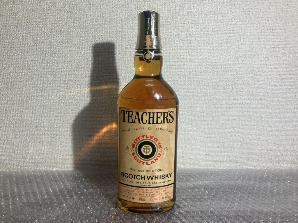 埼玉県さいたま市で出張買取したティーチャーズハイランドクリームのウイスキー（未開栓）の買取事例写真