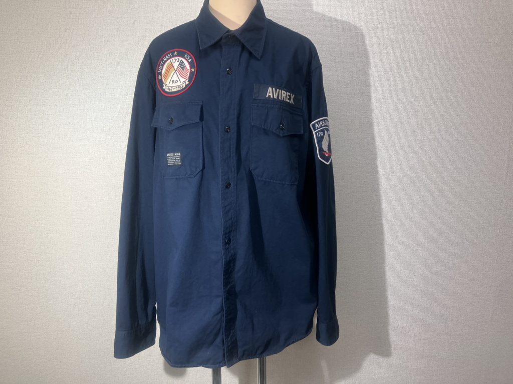千葉県市川市で出張買取したAVIREXの洋服の買取事例写真