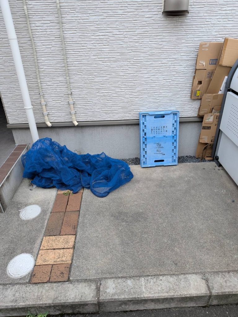 千葉県浦安市での不用品回収の作業後の様子