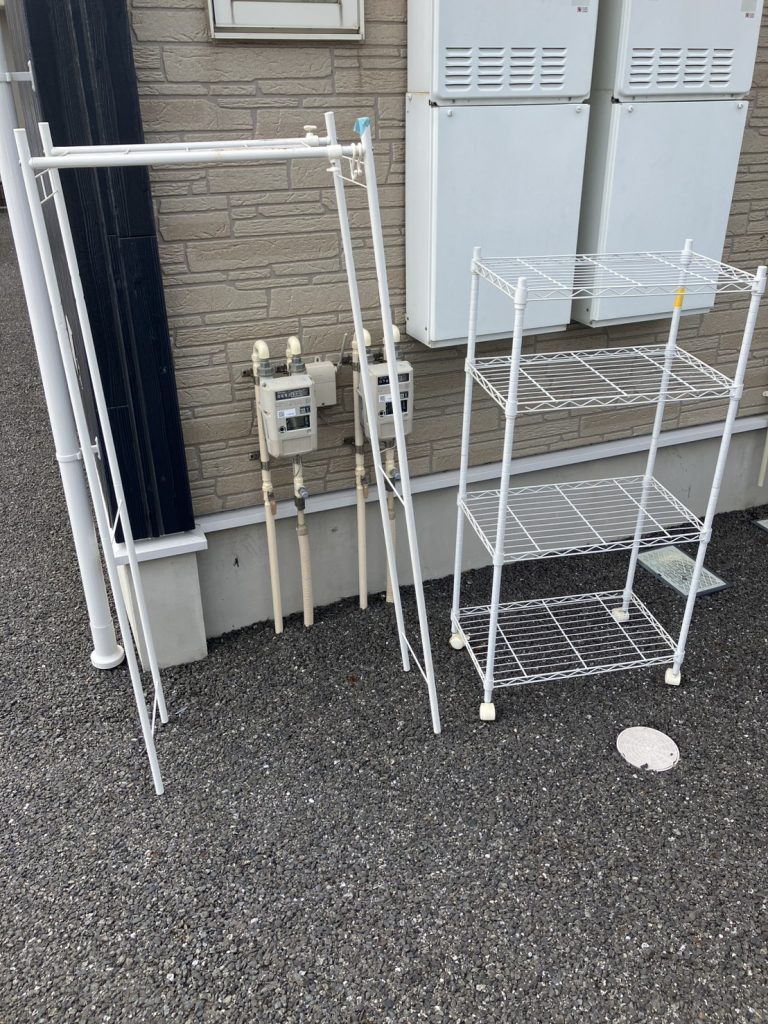 千葉県千葉市花見川区での不用品回収の作業前の様子