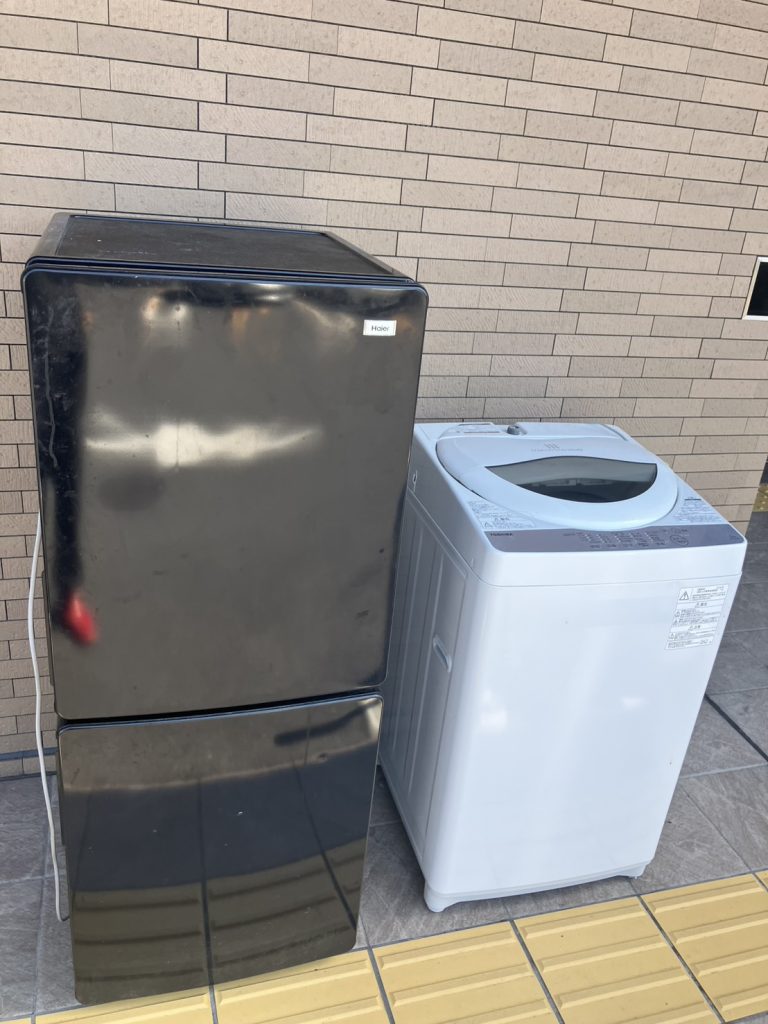 千葉県千葉市稲毛区での不用品回収の作業前の様子