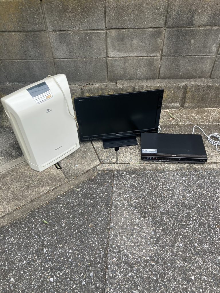 千葉県船橋市での不用品回収の作業前の様子
