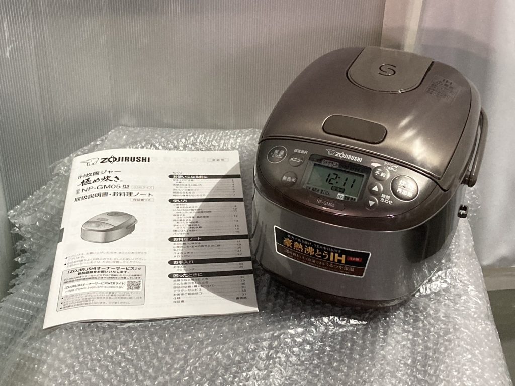 千葉県浦安市で出張買取した象印の炊飯器の買取事例写真