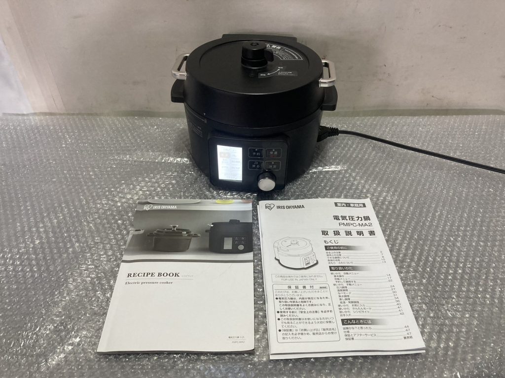 東京都北区で出張買取したIRIS OHYAMAの電気圧力鍋の買取事例写真