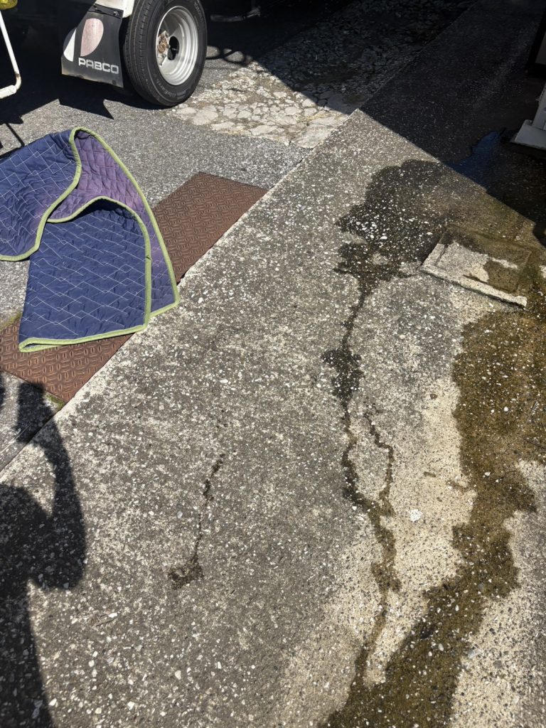 千葉県千葉市中央区での不用品回収の作業後の様子