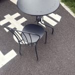 千葉県習志野市での不用品回収の作業写真（テーブル、イス）