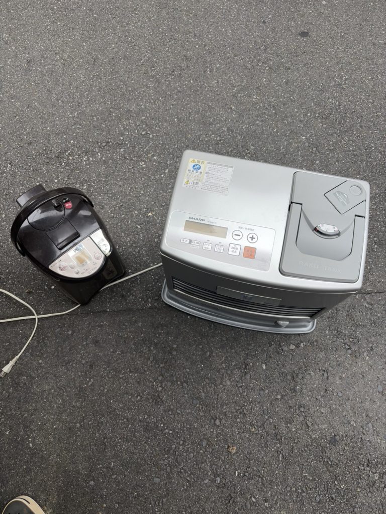 千葉県佐倉市での不用品回収の作業前の様子