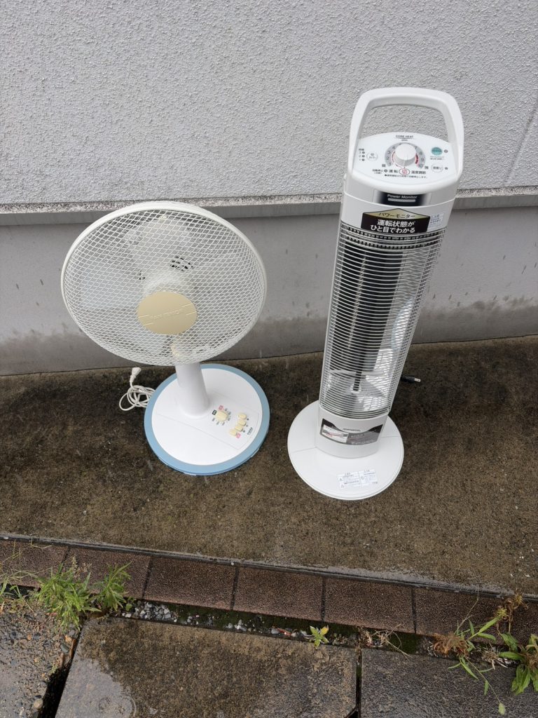 千葉県四街道市での不用品回収の作業前の様子