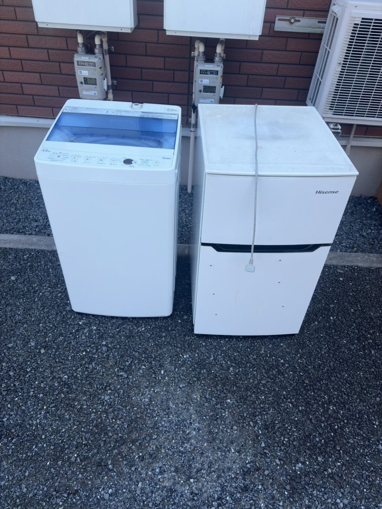 東京都足立区での不用品回収の作業前の様子
