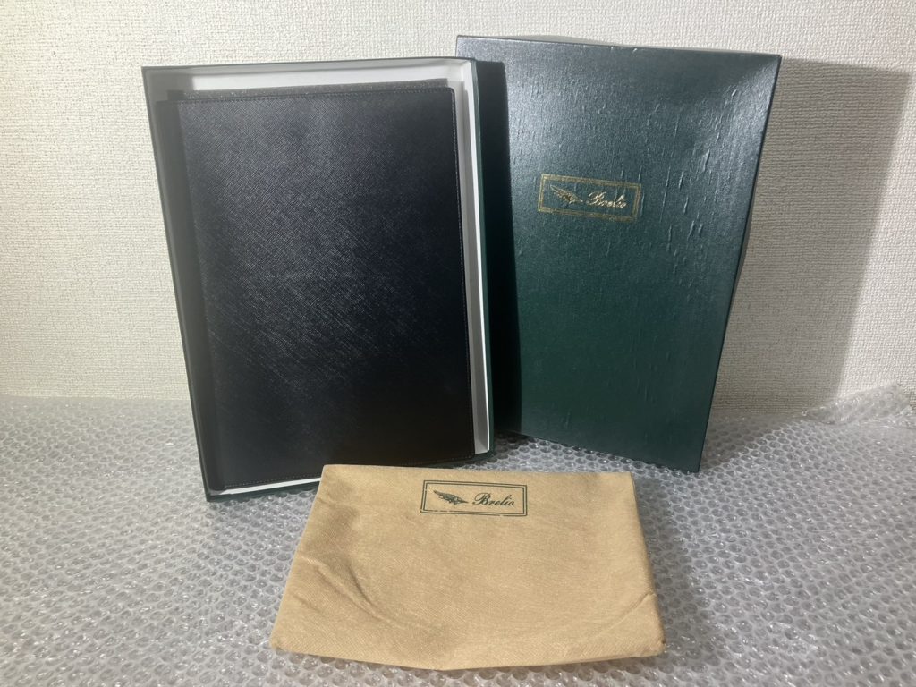 千葉県柏市で出張買取したブレリオのノートカバー（美品）の買取事例写真