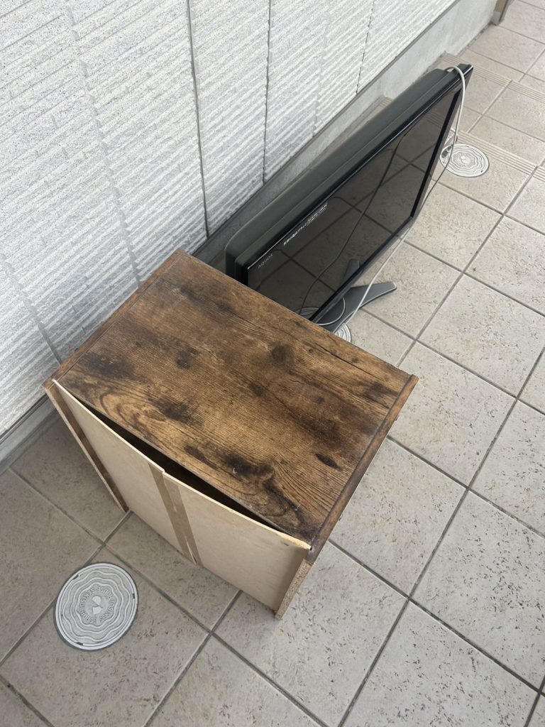 千葉県浦安市での不用品回収の作業前の様子