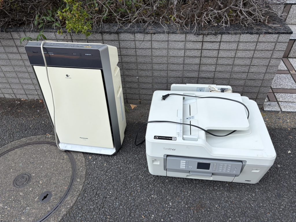 東京都葛飾区での不用品回収の作業前の様子