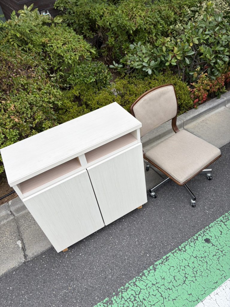 東京都足立区での不用品回収の作業前の様子