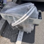 千葉県習志野市での不用品回収の作業写真（エアコン(内機、外機)）