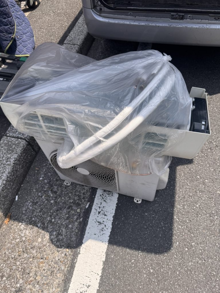 千葉県習志野市での不用品回収の作業前の様子