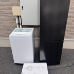 千葉県浦安市での不用品回収の作業写真（冷蔵庫、洗濯機、IHコンロ）