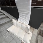千葉県市川市での不用品回収の作業写真（マットレス、ソファ）