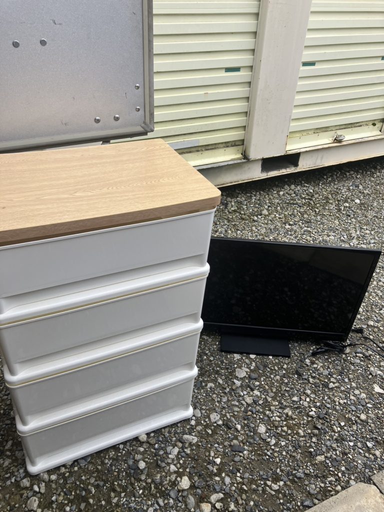 千葉県市原市での不用品回収の作業前の様子
