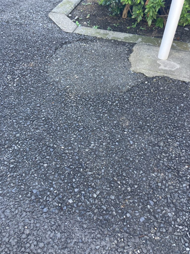 千葉県茂原市での不用品回収の作業後の様子