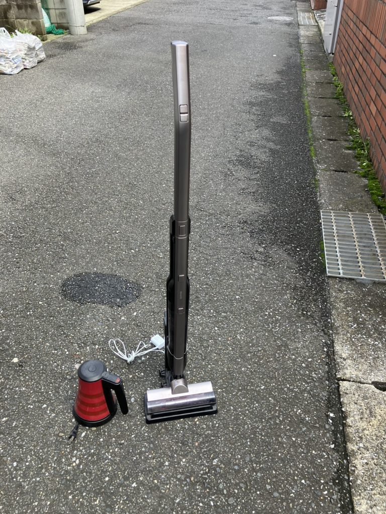 千葉県白井市での不用品回収の作業前の様子