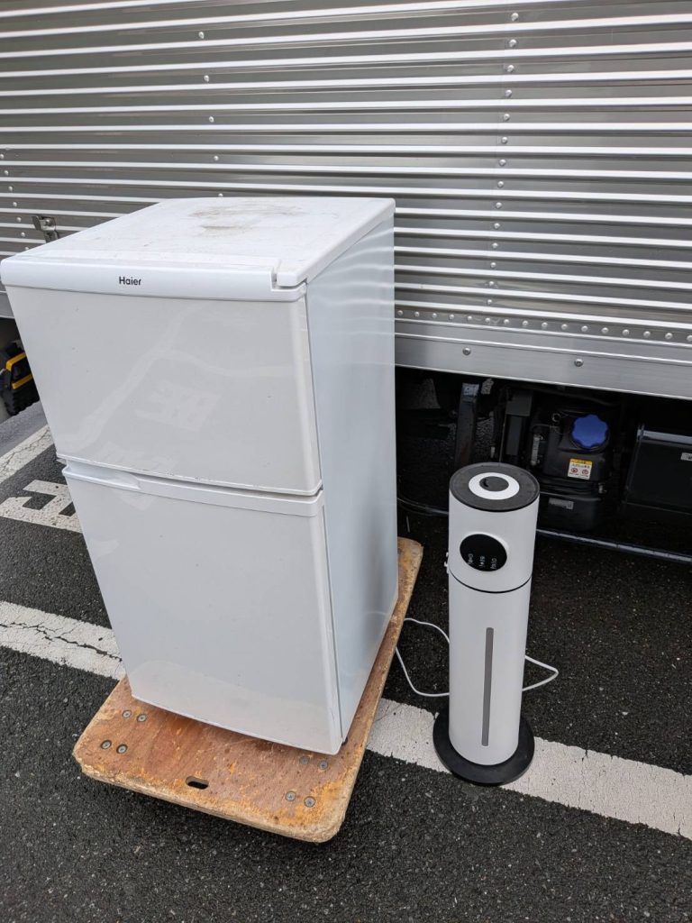 千葉県茂原市での不用品回収の作業前の様子