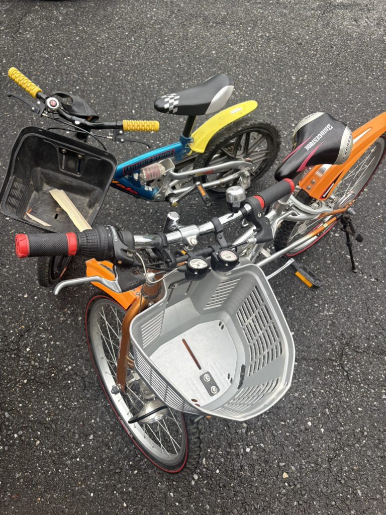 千葉県習志野市での不用品回収の作業前の様子