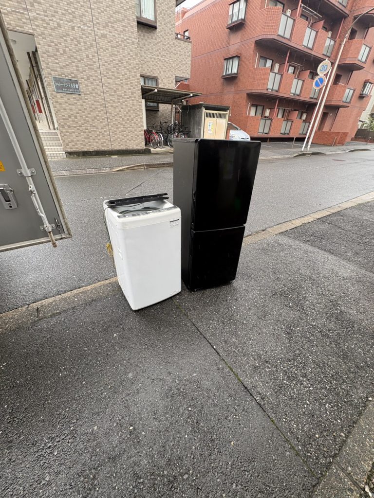 千葉県船橋市での不用品回収の作業前の様子
