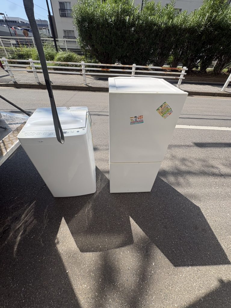 千葉県習志野市での不用品回収の作業前の様子