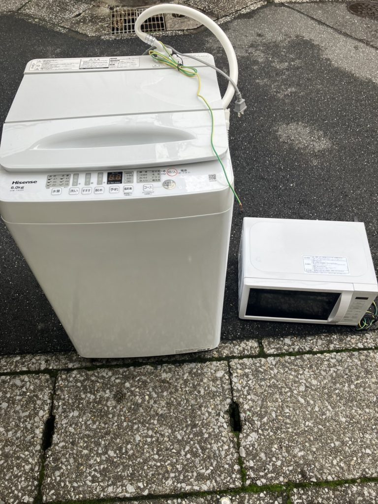 千葉県四街道市での不用品回収の作業前の様子