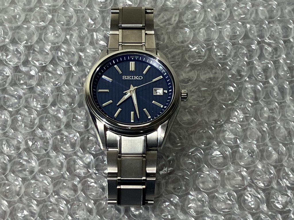 埼玉県川口市で出張買取したSEIKO セイコーの腕時計（美品）の買取事例写真