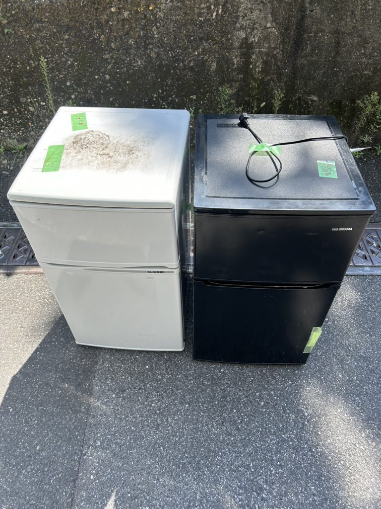 千葉県市川市での不用品回収の作業前の様子