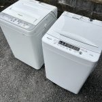 千葉県東金市での不用品回収の作業写真（洗濯機×2）