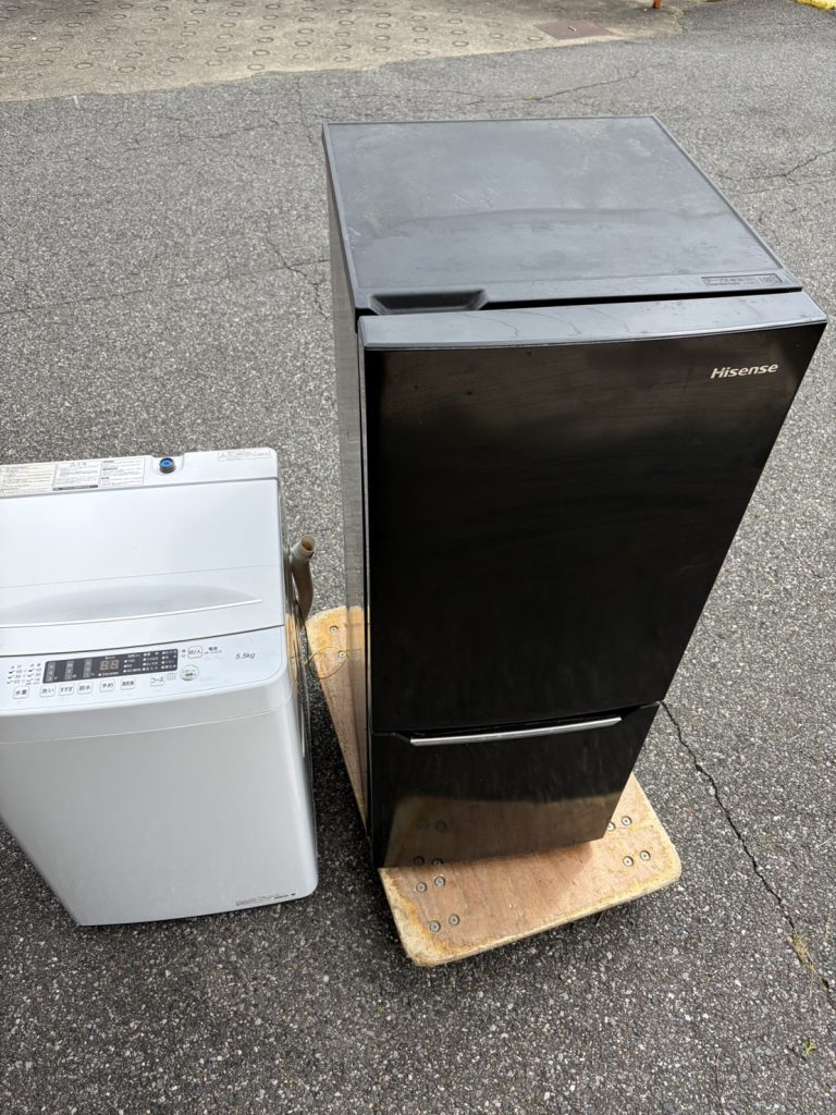 千葉県習志野市での不用品回収の作業前の様子