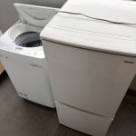 千葉県野田市での不用品回収の作業写真（冷蔵庫、洗濯機）