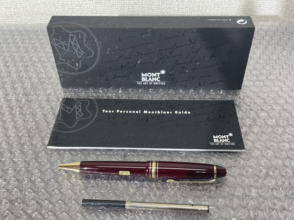 千葉県習志野市で出張買取したMONTBLANC モンブランのボールペンの買取事例写真