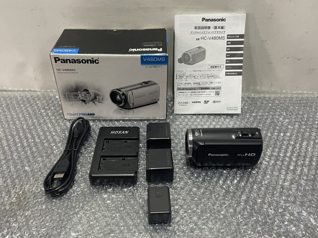 埼玉県蕨市で出張買取したPanasonic パナソニックのビデオカメラの買取事例写真