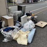 千葉県千葉市稲毛区での不用品回収の作業写真（家財一式）